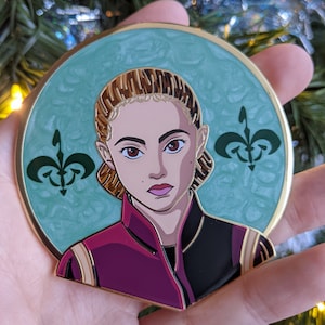 Battle Handmaiden Limited Edition Hard Enamel Fantasy Pin