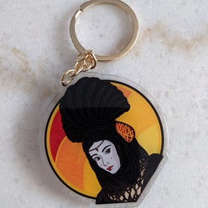 Black Invasion Acrylic Keychain