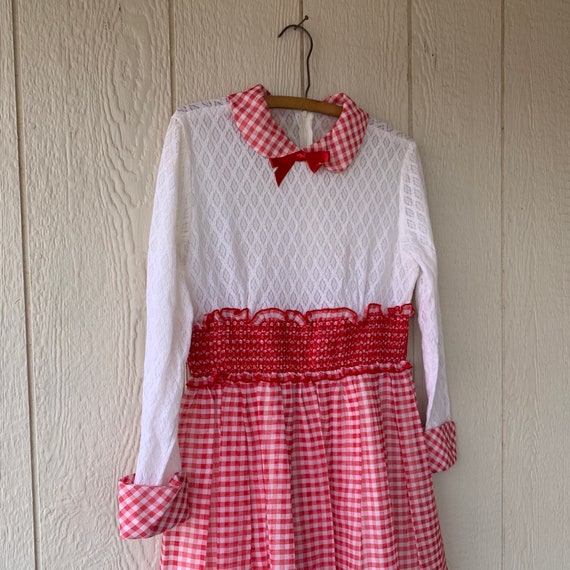 Vintage Country Prairie Styled Dress, Women’s Medi