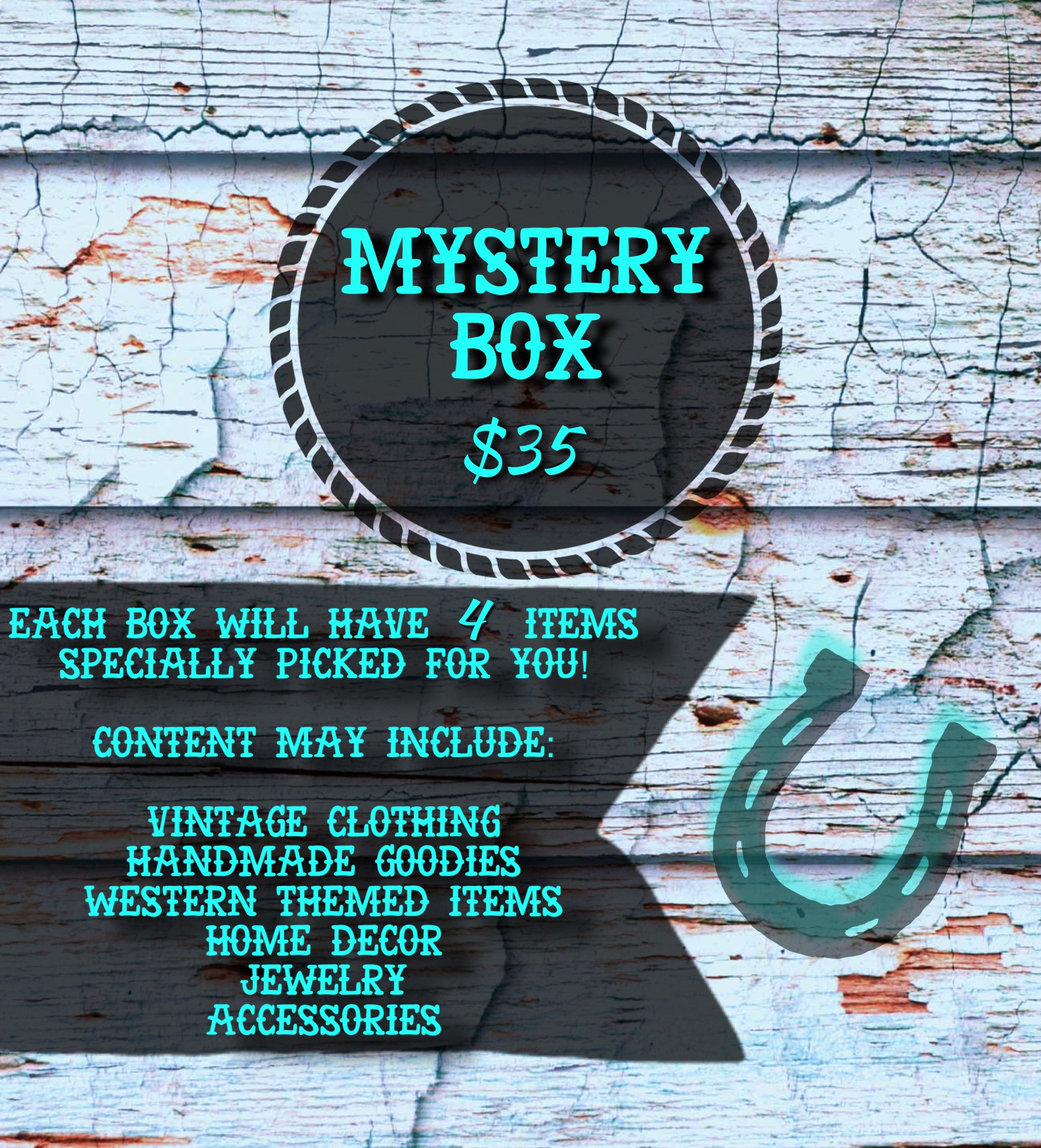 Mystery Boxes Vintage Clothing Handmade and Western Items Etsy