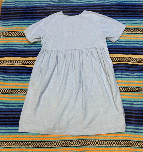 Vintage Cottagecore Button Down Patchwork Dress, … - image 8