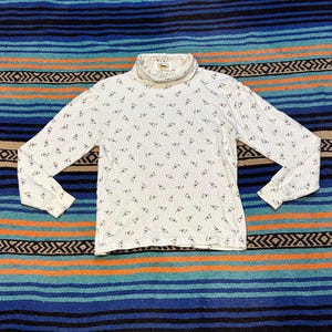 MedeShe Women's 100% Cotton Turtleneck Long Sleeve Pullover Sweater - Loose Fit Loungewear