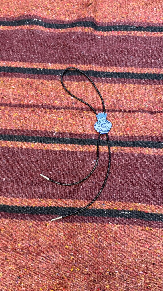 Handmade Southwestern Pottery Bolo Tie