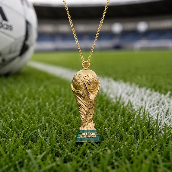 Buy 2026 FIFA World Cup Trophy Replica Minimalist Necklace