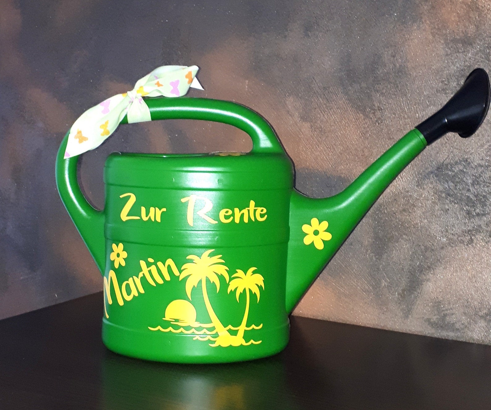 Geldgeschenk Gießkanne GRÜN mit Spruch Etsy