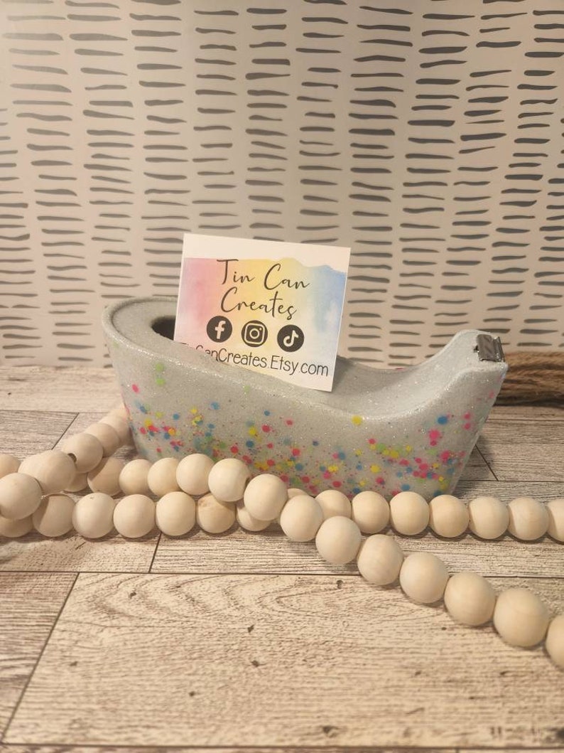 Confetti Glitter Office Set Scissors Stapler Pen Holder Etsy