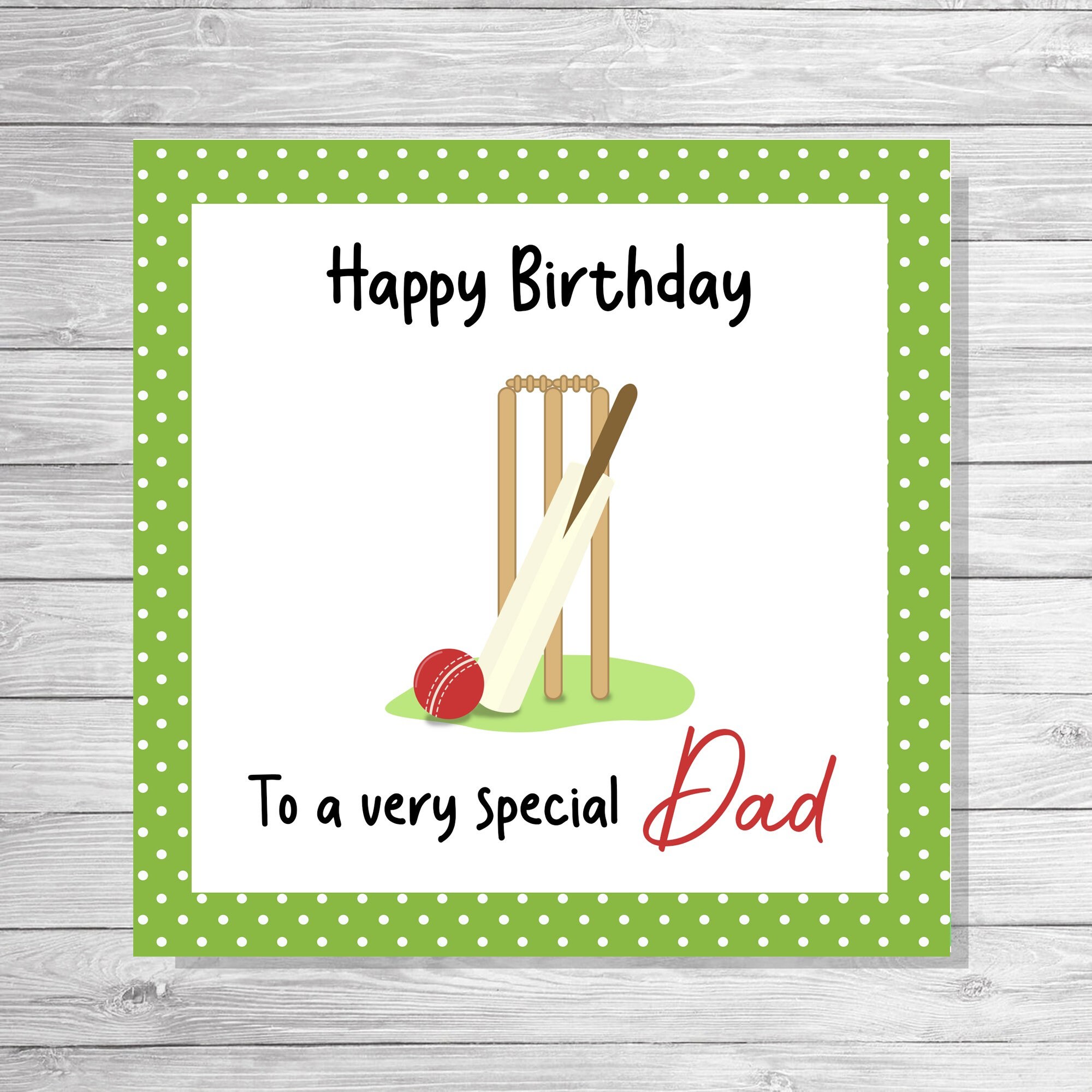Cricket Dad Card - Etsy