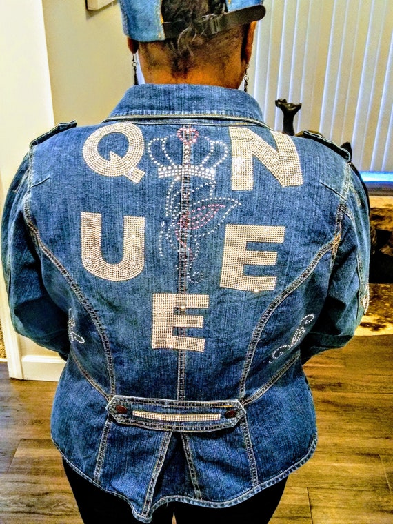 blinged out jeans