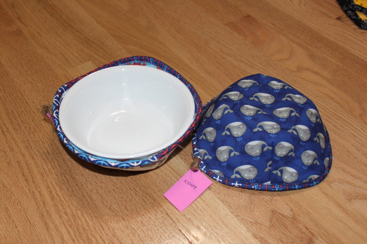 Hexagon Quilted Fabric Bowl Cozy set of 2 Matching Perfect Etsy