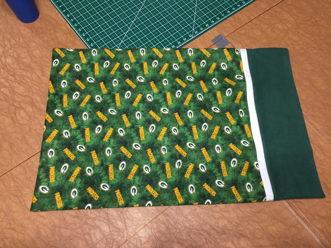 Green Bay Packers TieDye Flannel Pillowcase Hecho a mano Etsy España