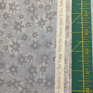 Sherbet by The Buggy Barn - Sherbet blue - Henry Glass & Co. fabric - blue floral pattern fabric 100% cotton coordinates with other fabric