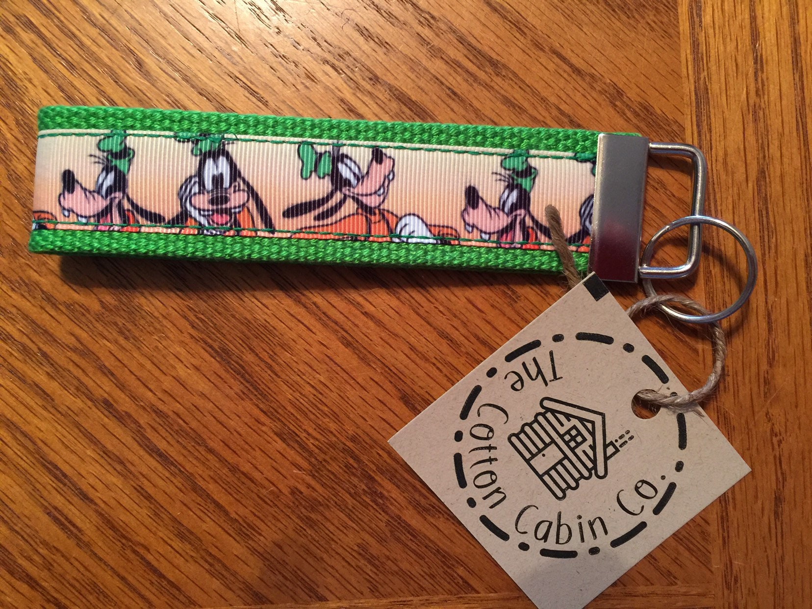 Disney Goofy Keychain with Orange, Green and Blue Accents Disney Goofy Farmer Halloween Bag Charm in Goofy Farmer  main image 4
