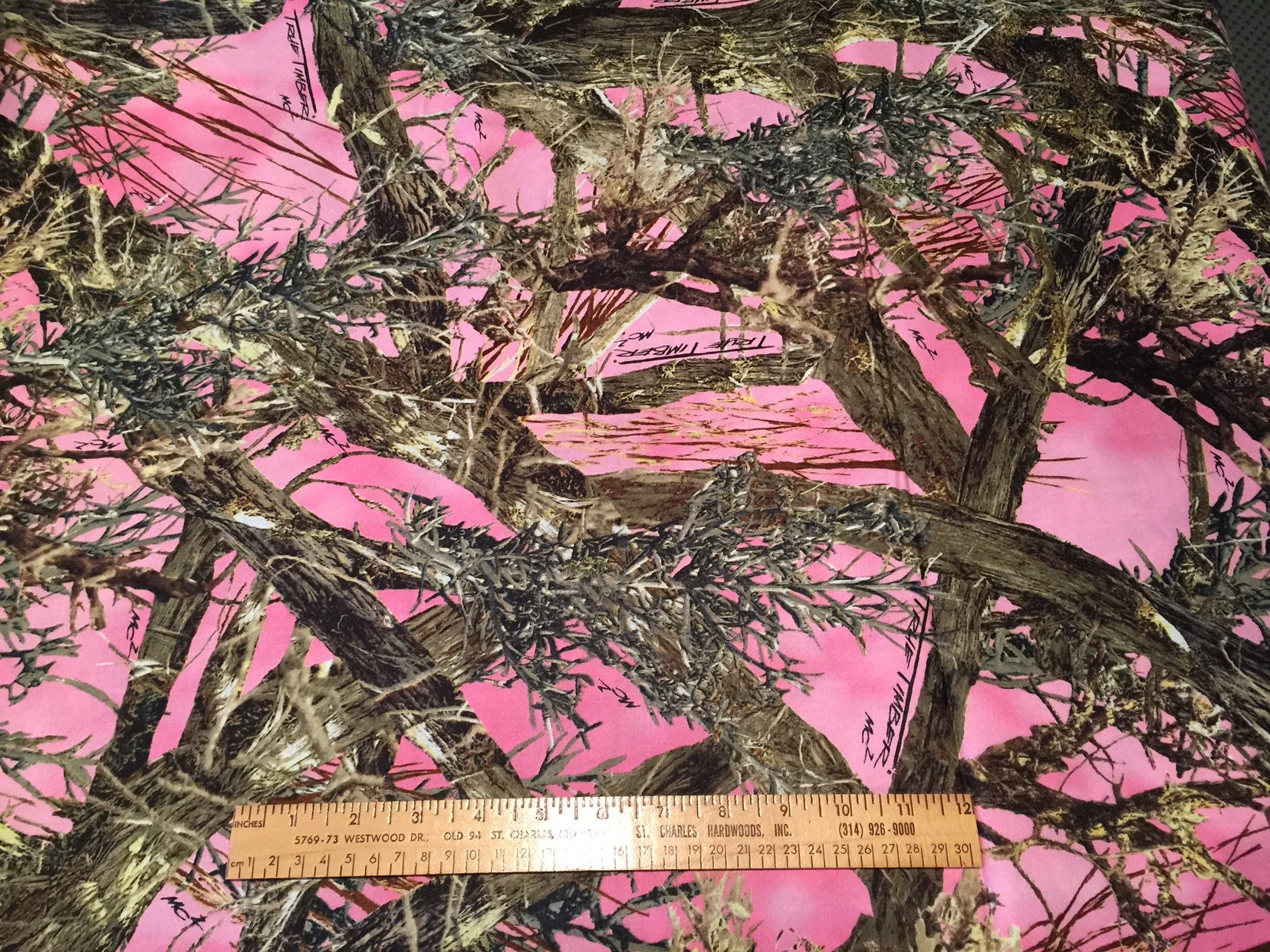Pink Camo Fabric True Timber MC2 Pink Camouflage fabric Etsy