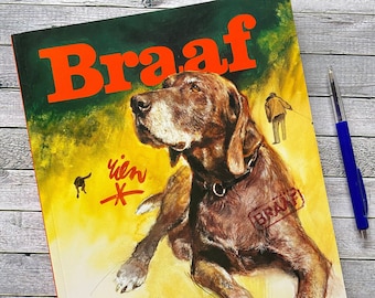 Rien Poortvliet Dog Book: Dutch Language, Delightful Images. Braaf