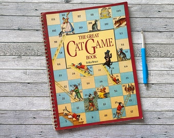 The great cat game book, erika bruce, cat games, complete and in good condition