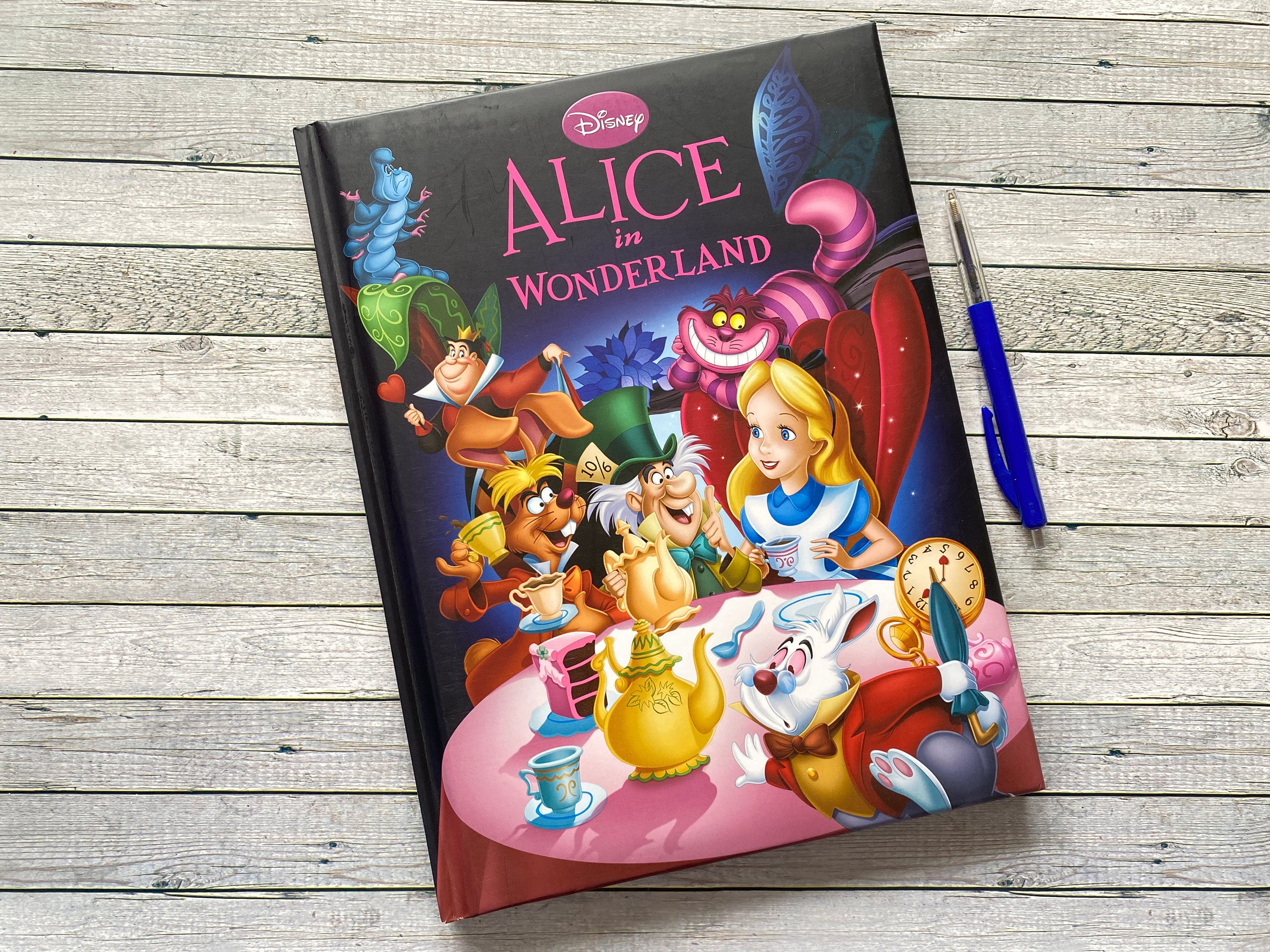 Dutch Alice in Wonderland Disney, Delta, Hardcover, 2012, Alice