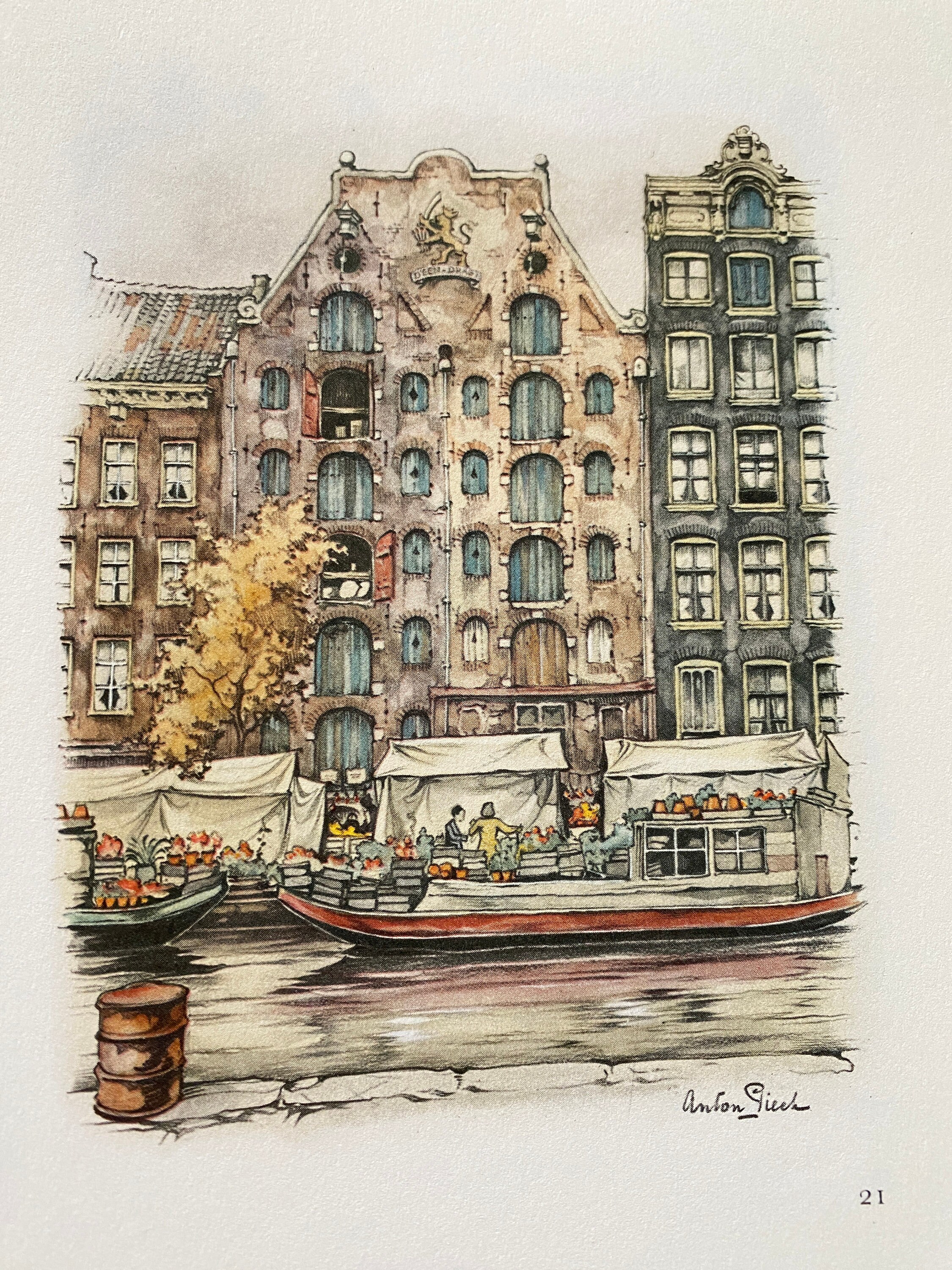 The World of Anton Pieck, Hans Vogelesang, Along the Waterside