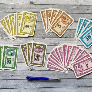 Casino, 36 cartas, antiguo, juego de cuarteto. Todas las imágenes son de un juego holandés único.