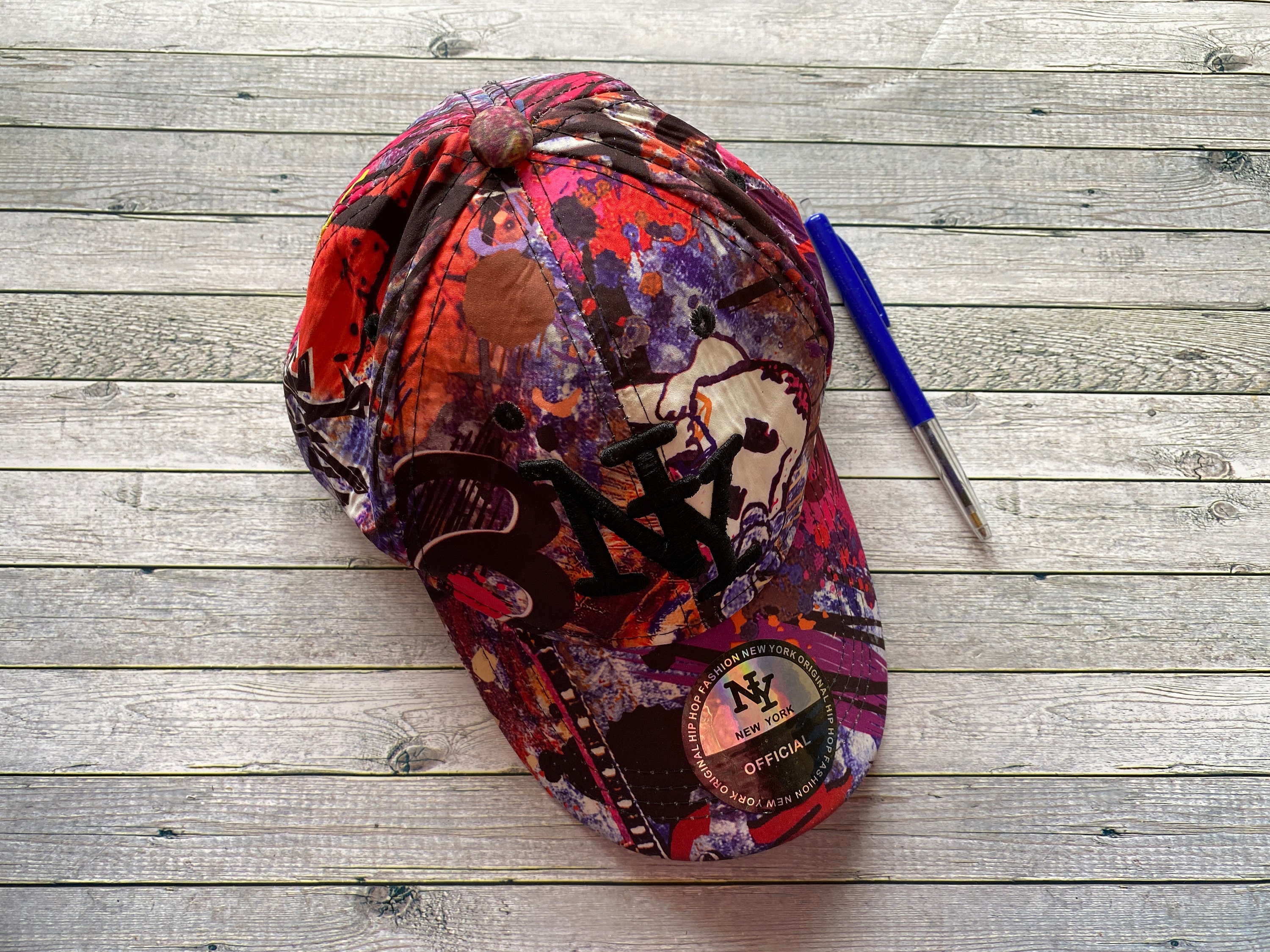 New York Baseball Cap Hip Hop Design Real Product Hip Hop Fashion New York Cap Created by New York Real Product. Etsy