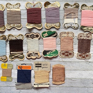16 filati per rammendo vintage olandesi diversi colori diverse marche scheepjeswol, hema, ricamo