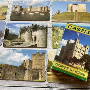 40 tarjetas de conocimiento castillos en inglaterra castillos en gran bretaña increíble juego de tarjetas, educación en el hogar educativa