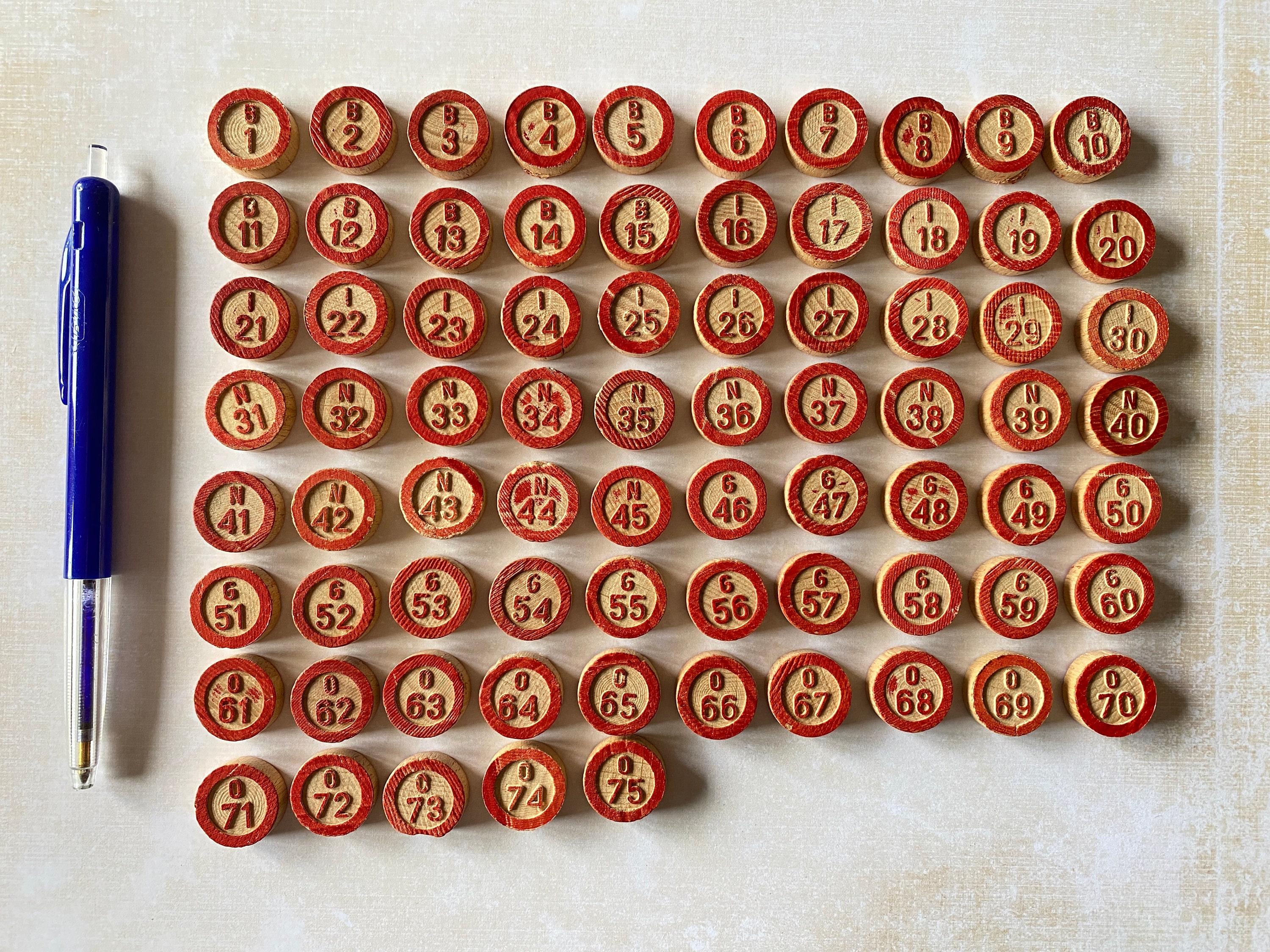希少!! 1975y ROTAMINT BINGO ROYAアンティーク Amazon.com: Reicyfang Vintage Bingo Board Game, Russian Bingo Game