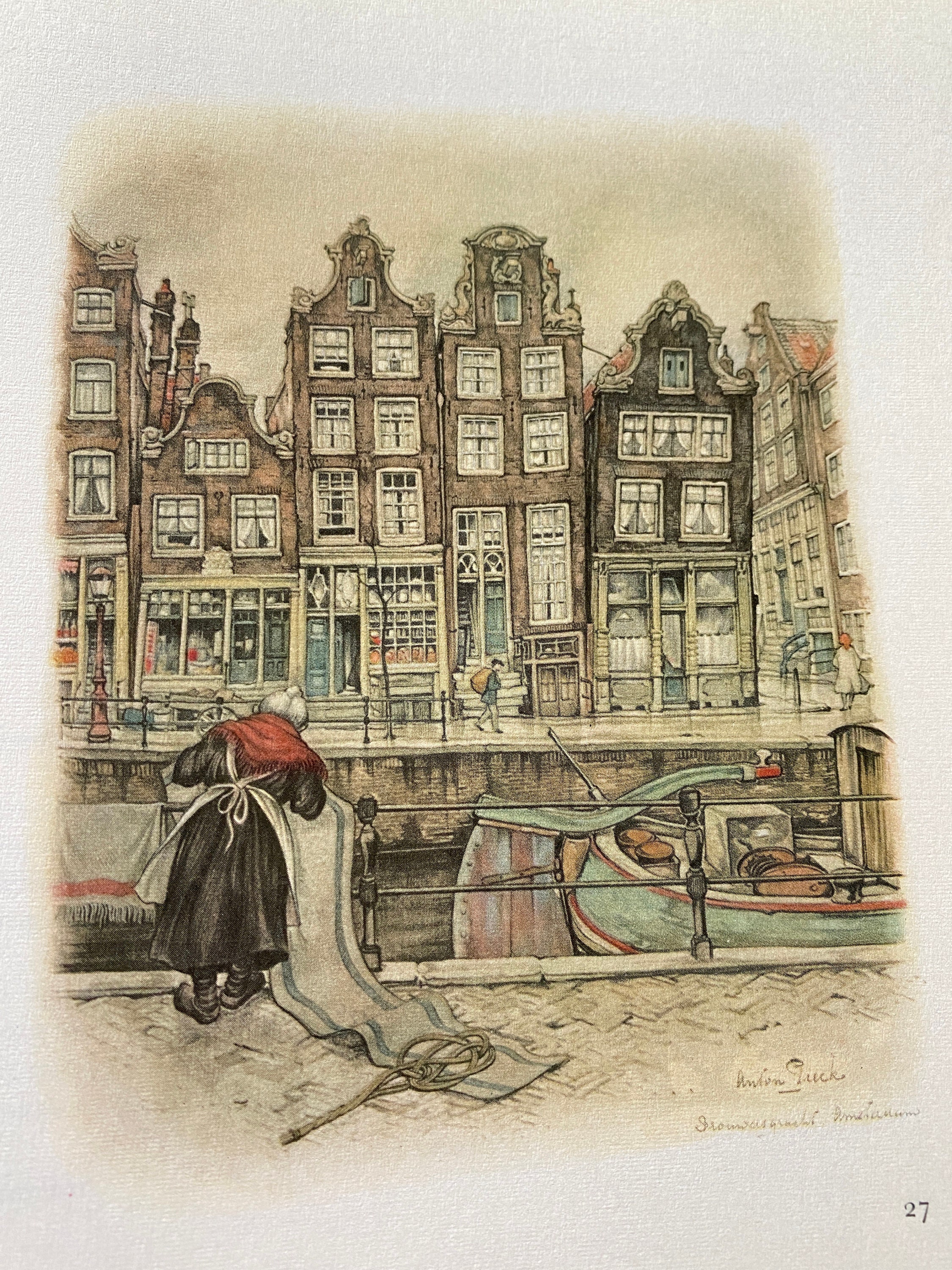The World of Anton Pieck, Hans Vogelesang, Along the Waterside