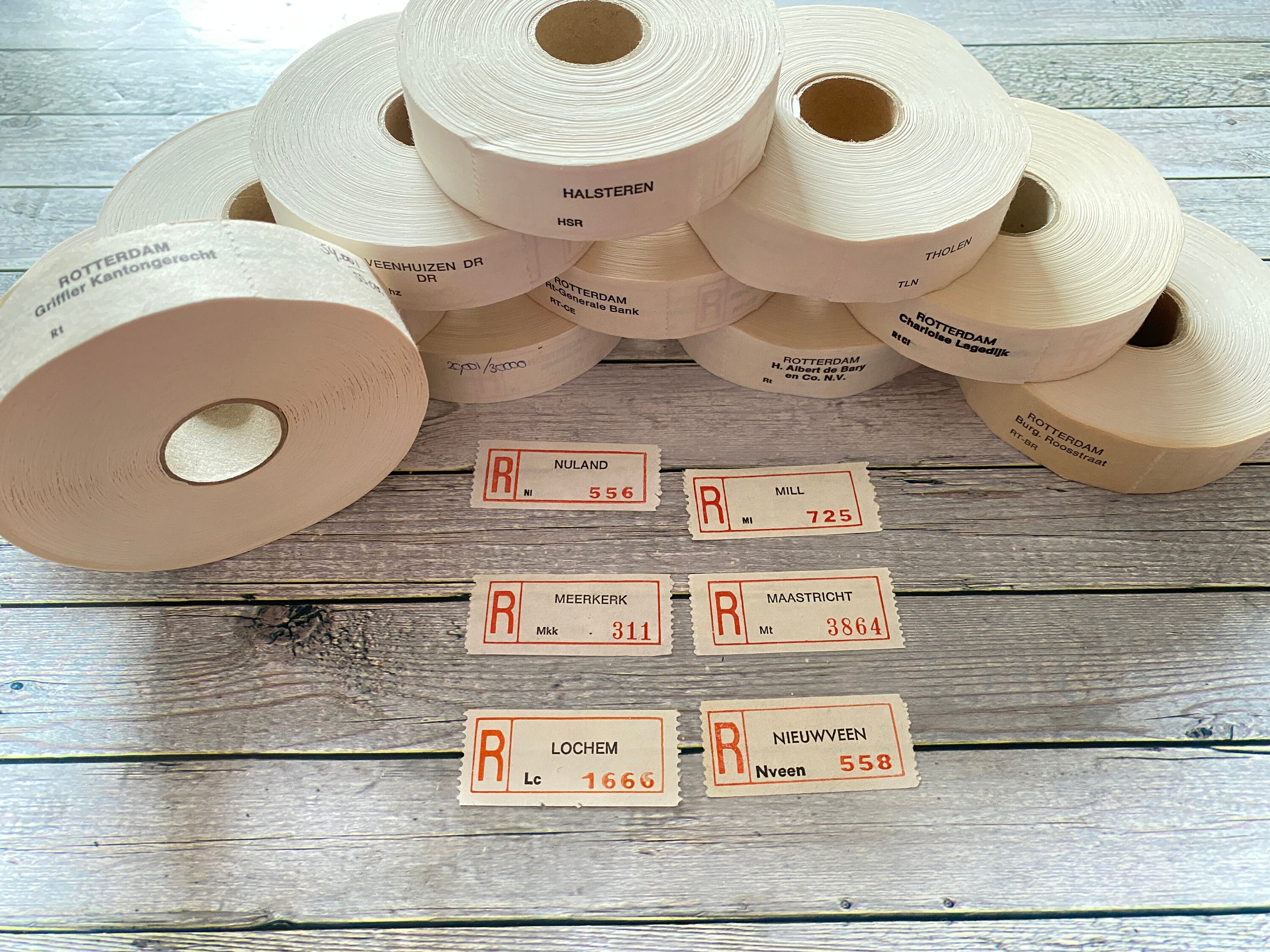 オランダ : Registered mail labelsロール［A］ オランダ : Registered mail labelsロール［A］