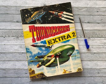 Vintage Thunderbirds strip, extra 2, Nederlandstalige. Jaren 60, tijdschrift, uniek.