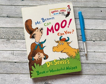 Dr. Seuss, meneer Brown, kunt u dat ook? kartonnen boek, jaren 90, Engels