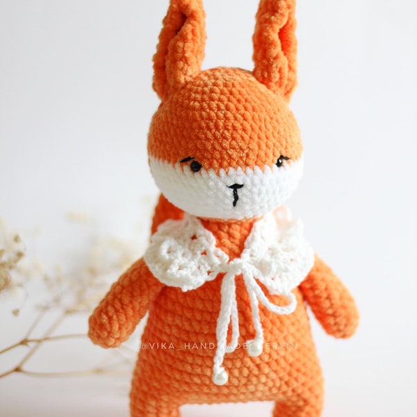 Eichhörnchen Kuscheltier Weihnachtsgeschenk Amigurumi