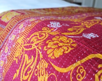 Vintage Kantha Quilt | Sofa Throws | Throws for Sofas | Bed Throw | New Home Gift | Throws for Beds | Throw Blanket | Sofa Blanket