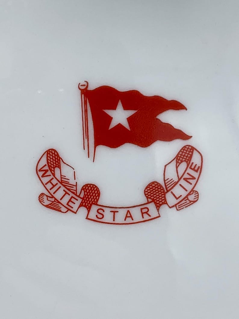 Line Rope For Banner RMS Titanic Reproduction White Star Line Artifact Collection Soup Bowl ...