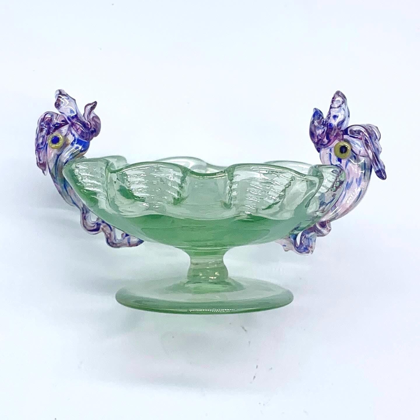 Salviati｜murano｜ガラスオブジェクト｜くちばし破損有｜鳥｜ Murano Glass 鳥のオブジェ ヴェネチアンガラス ムラーノガラス