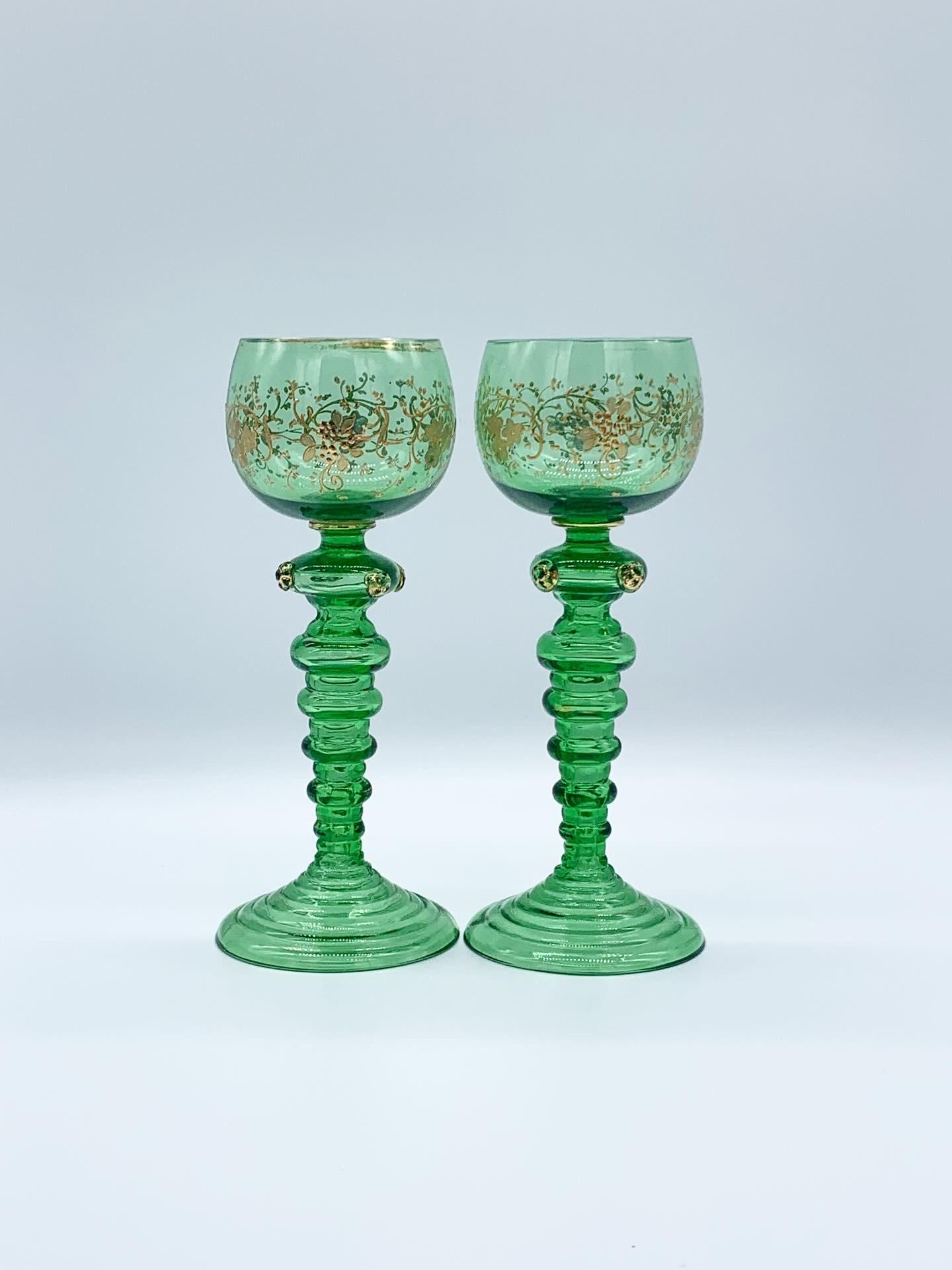 Bohemian Moser Glass - Etsy