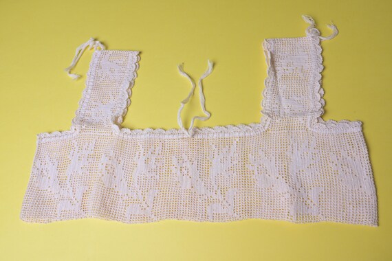 Antique Gown YOKE - Crochet Lace EDWARDIAN Camiso… - image 5