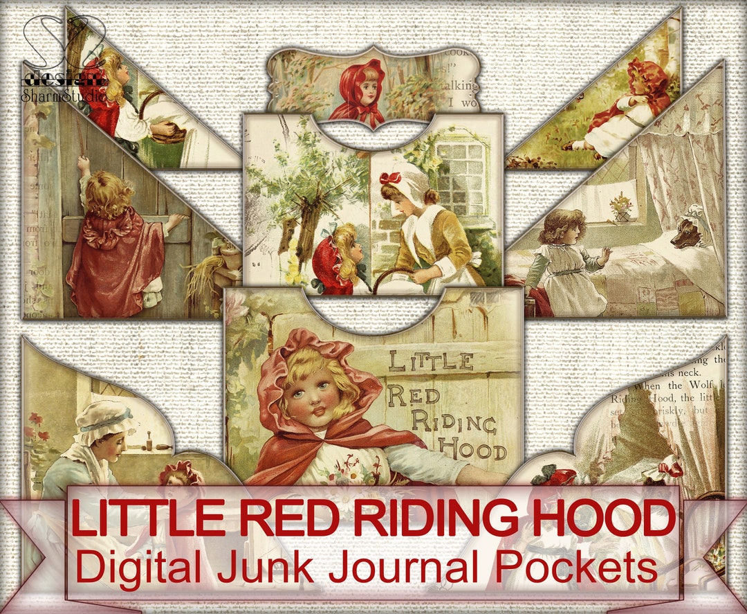 Digital Fairy Tale Junk Journal Pockets Printable,paper Pockets Designs ...