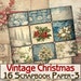 Printable Postcard Set Christmas-7vintage Cards Atc ACEO - Etsy