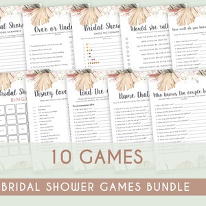 Shower Game Bundle, Bridal Shower Games Printable, Bridal Shower Game Idea, Bridal Shower Instant Download, Wedding Game, Bridal Shower Game