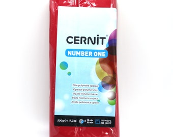 Christmas Red! Cernit 500g No. 1 Polymer Clay