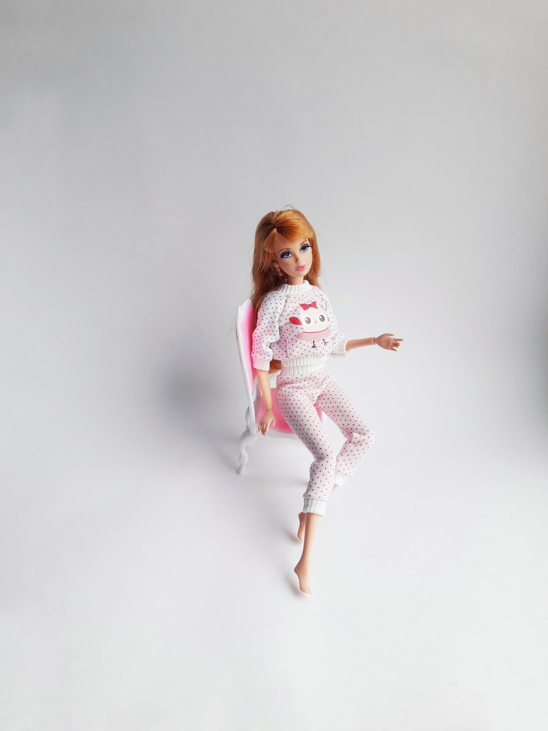 Barbie clothes. Cute pink Barbie pajamas | Etsy