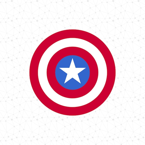 Superhero Logo, Superhero Icon, Super hero SVG, Superhero Clip Art, Captain  America Logo