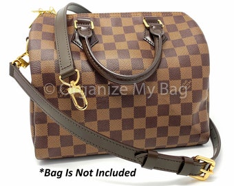 SOLD - LV Damier Speedy 30 Bandouliere (Hot-stamp on strap)_Louis