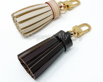 Leather Mini Tassel - Vachetta or Dark Brown - For Your Bags!
