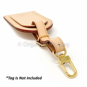 Handmade Real Vachetta Leather Key Bell Clochette Luggage Tag For Handbags  - AliExpress