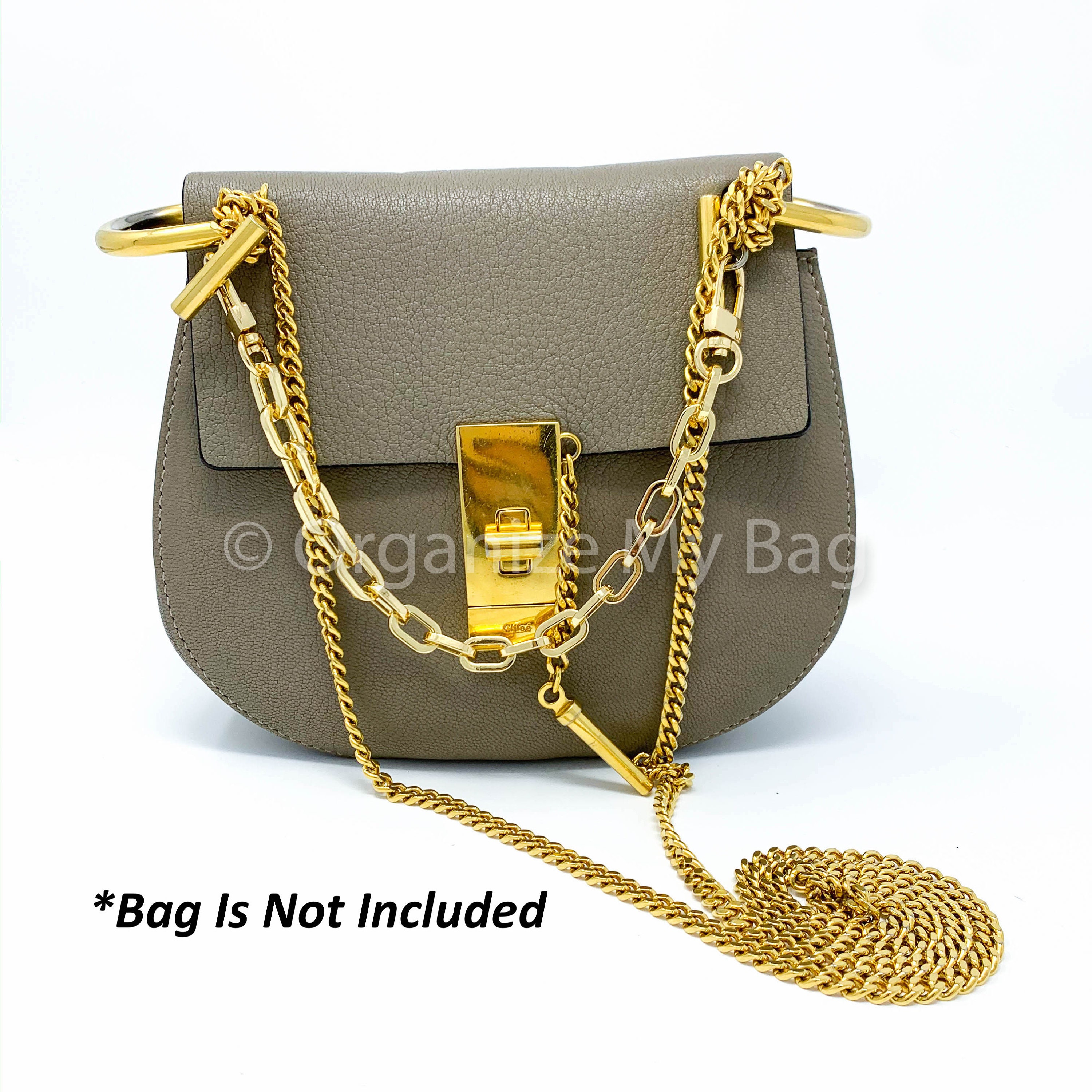 Double Clasp Bag Charm Gold or Silver for Your Bags 