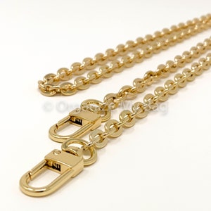 Luxury Crossbody Strap Oval Chain Gold or Silver For Your Bags Gold