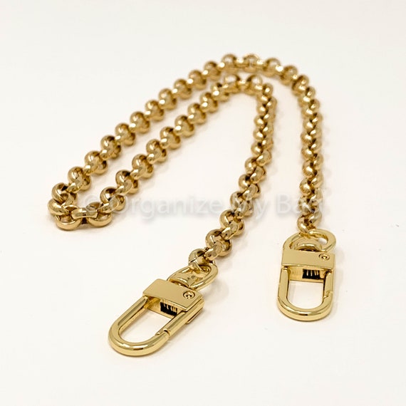 Luxury Crossbody Strap Oval Chain Gold or Silver for Your Bags 
