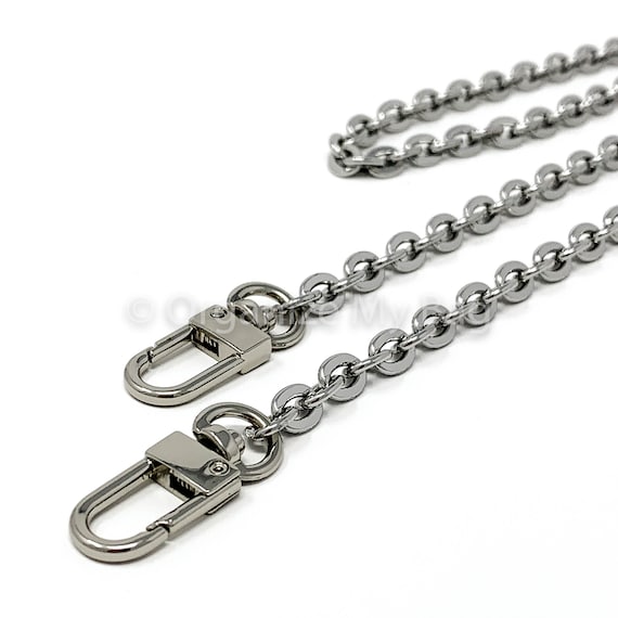 SILVER CHUNKY CHAIN SHOULDER BAG STRAP - BAG STRAPS