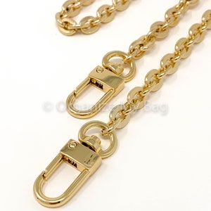 Luxury Crossbody Strap Oval Chain Gold or Silver For Your Bags image 5